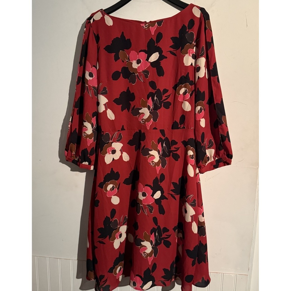 Banana Republic Open Sleeve Fit And Flare Dress Size‎ 10 Floral NWT